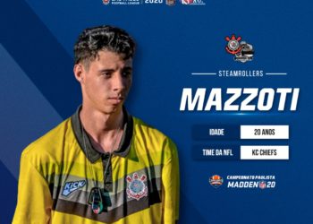 Corinthians Steamrollers tem representante no Paulista de Madden 2020