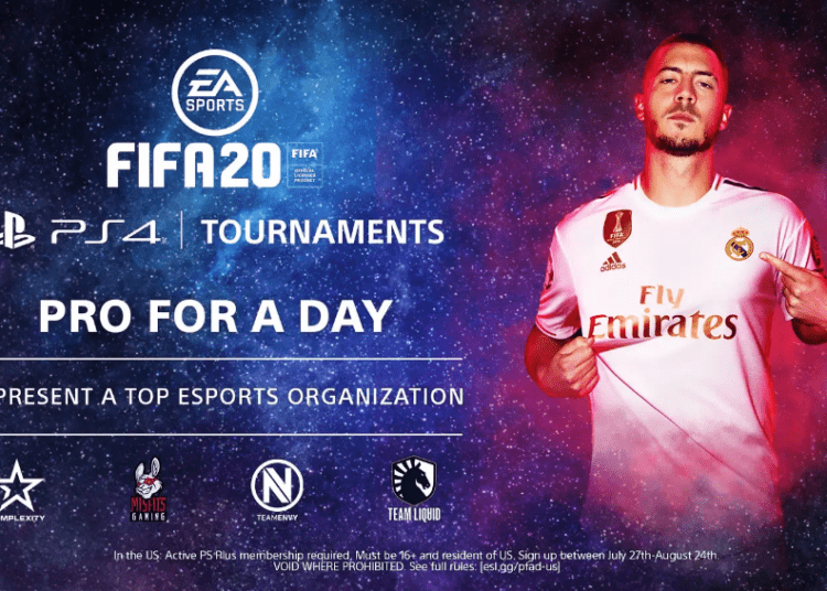 FIFA 20 PS4 Tournaments: Pro for a Day começa dia 3 de agosto
