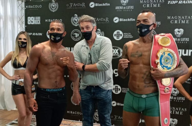 Boxing For You 9: Lutadores batem peso para o card deste fim de semana em São Paulo
