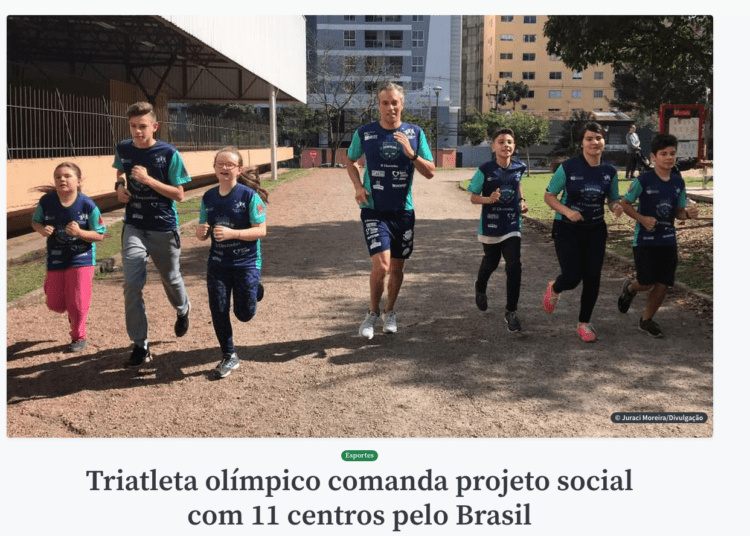 Juraci Moreira comanda projeto social de triathlon