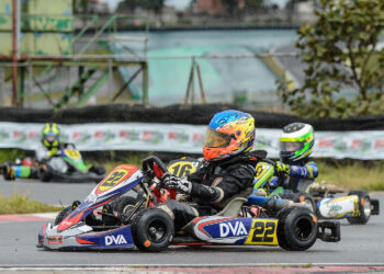 Guki Toniolo faz prova de recuperação na Copa São Paulo Light de Kart