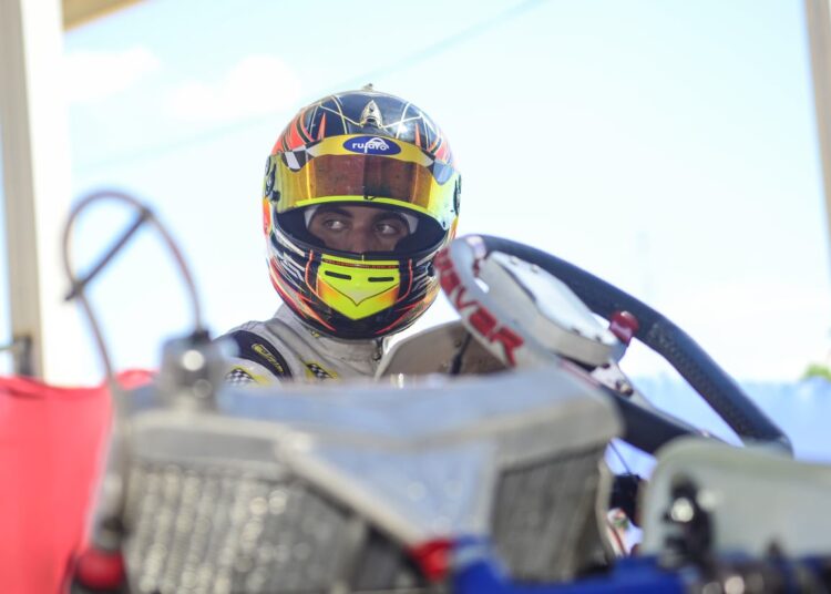 Pedro Aizza faz prova de recuperação para terminar no top 10 na primeira fase do Brasileiro de Kart