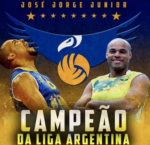 Brasileiro José Jorge conquista seu quinto título da Liga Argentina de Vôlei