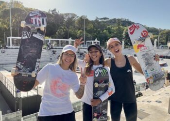 Skate: Pâmela Rosa, Rayssa Leal e Leticia Bufoni na Olimpíada