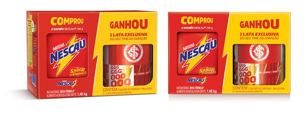 Nescau homenageia times do Rio Grande do Sul com latas personalizadas e exclusivas