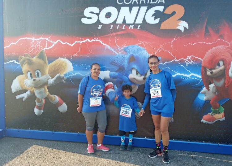 Corrida Sonic 2 faz a festa de crianças e adultos no Parque Villa-Lobos, em São Paulo (SP)
