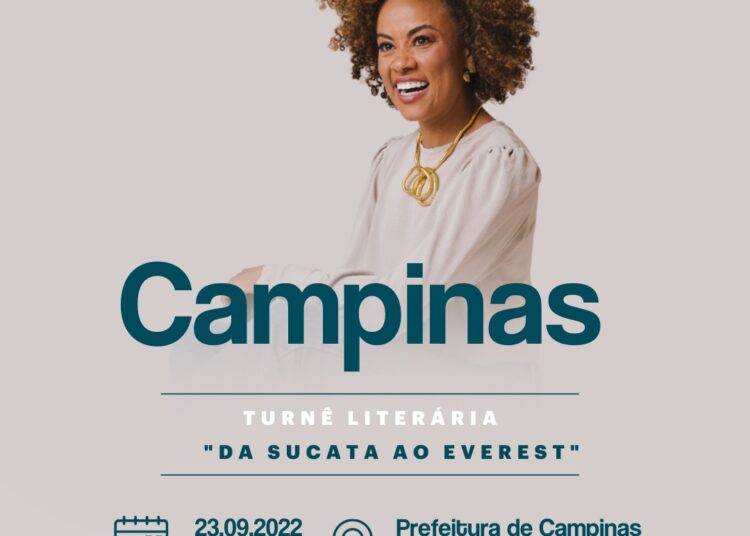 Aretha Duarte lança sua biografia, da “Da Sucata ao Everest”, nesta sexta-feira, em Campinas