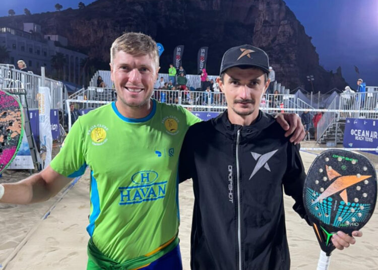 Mundial de Beach Tennis: André Baran e Nikita Burmakin avançam para semifinal na Itália