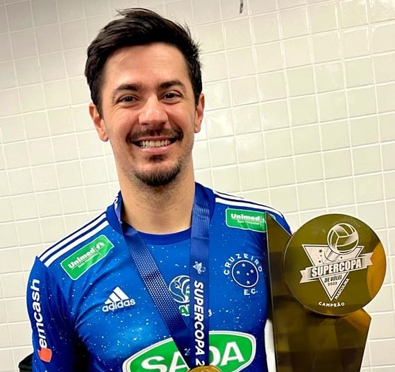 Rodrigo Ribeiro celebra primeiro título com o Sada Cruzeiro e foca na Superliga