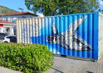 Containers adaptados viram espaços instagramáveis para a SIVI