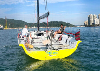 Vela oceânica: Barco Inaê Transbrasa treina para a SIVI