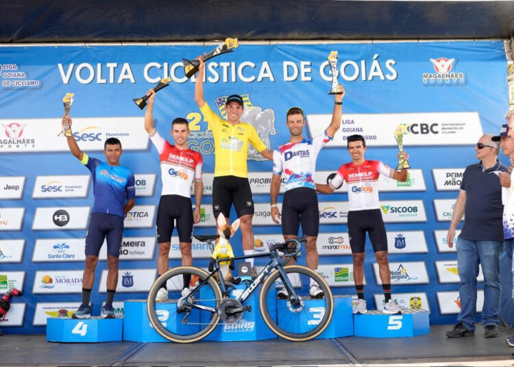 Paulista João Pedro Rossi, da Swift Carbon, é o campeão da 21ª Volta Ciclística de Goiás