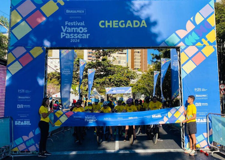 Festival Vamos Passear 2024 recicla mais de 780 quilos de resíduos em sete etapas pelo Brasil